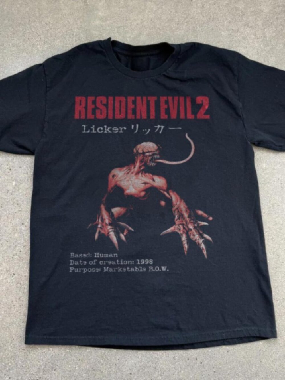 Resident Evil 2 Monster Shirt, Gaming Graphic Tee